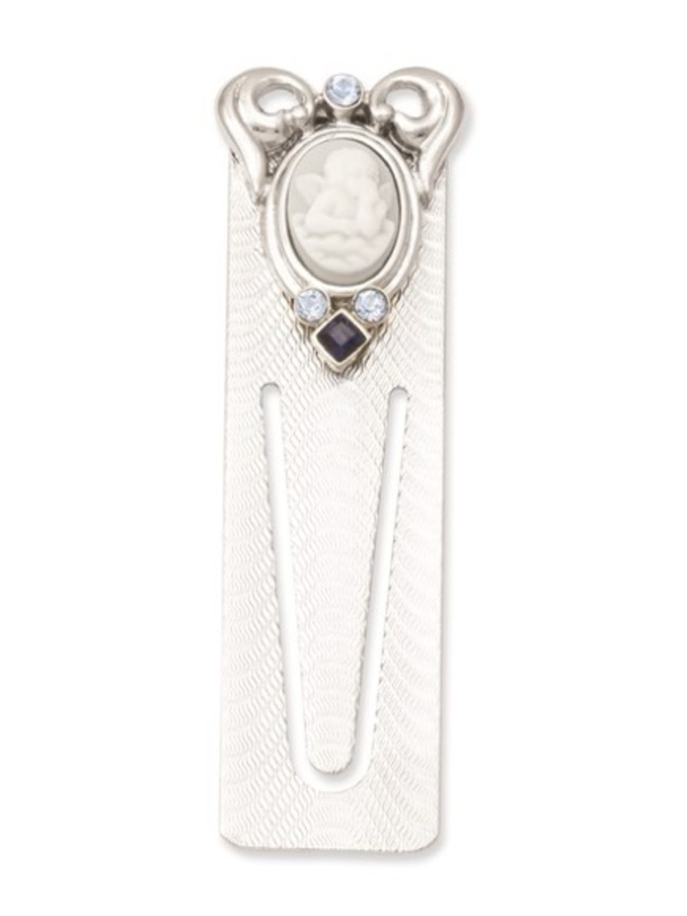 Silver-tone Raphael Angel Cameo Bookmark